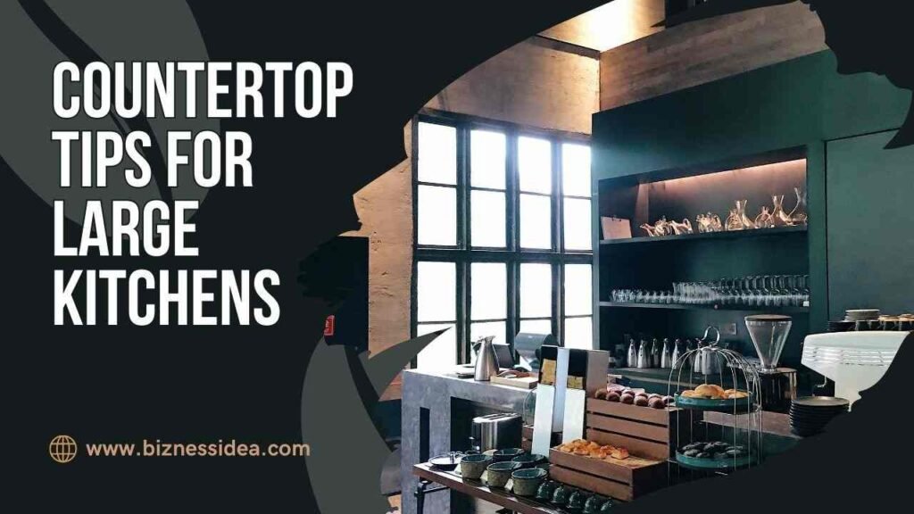 Countertop Tips for Large Kitchens