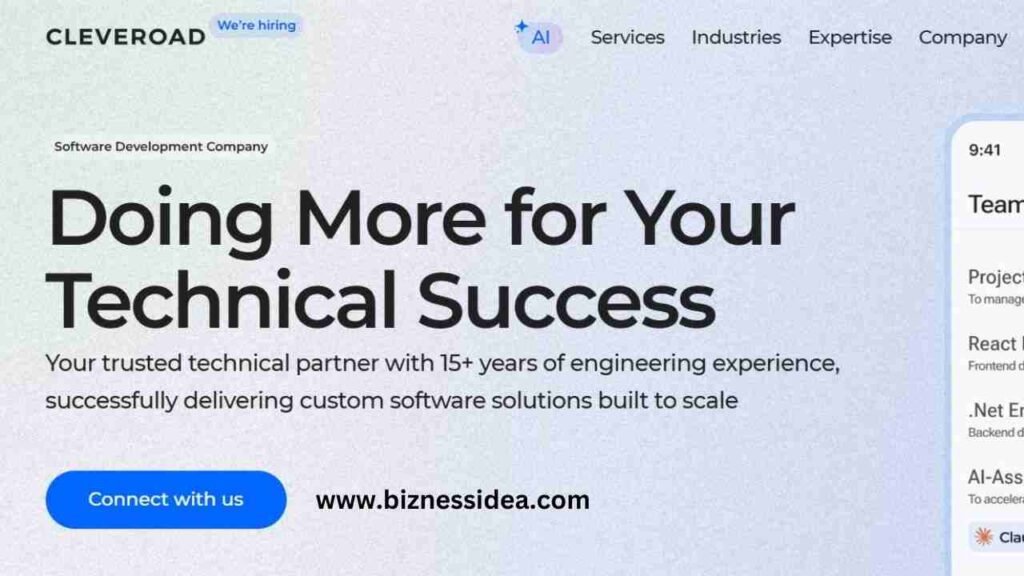 Cleveroad in the List of Web App Development Companies