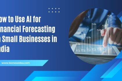 A visual showing the use of AI for financial forecasting