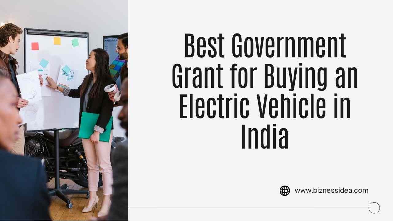 A visual for Government Grant for Buying Electric Vehicle in India