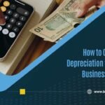 A visual to show how to calculate depreciation for a small business in India