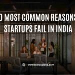 A visual showing common reasons for startup failure in India