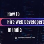 A visual to explore how to hire web developers in India